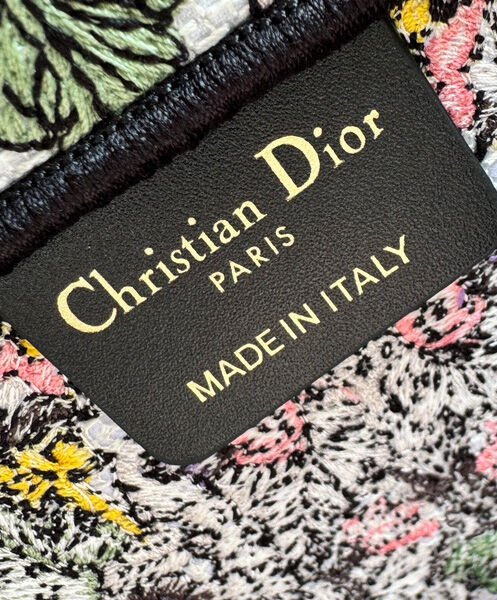 Christian Dior Medium Dior Book Tote Gray